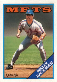 1988 O-Pee-Chee Baseball Cards 333     Wally Backman